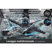 LG QuadWash DB242TX Lavastoviglie a scomparsa totale Classe D 46dB 14 coperti Wi-Fi