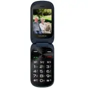 New Majestic TLF-Sileno 52 Flip 7,11 cm (2.8") 93,6 g Nero Telefono per anziani
