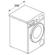 Bosch Serie 4 WNA13400IT lavasciuga Libera installazione Caricamento frontale Bianco E