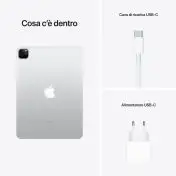 Apple iPad Pro 11" con Chip M1 (terza gen.) Wi-Fi 256GB - Argento