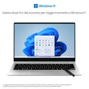 Samsung Galaxy Book Pro 360 , 13.3”, Windows 11 ready, portatile 2-in-1 con S Pen, Intel Core i5 (Intel Evo), 8 GB RAM, 512 GB SSD, Mystic Silver