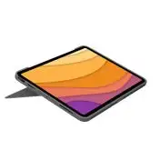Logitech Combo Touch Custodia con Tastiera per iPad Air (4. gen - 2020) - Tastiera Retroilluminata Rimovibile, Trackpad Click-Anywhere, Smart Connector - Grigio.