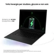 Samsung Galaxy Chromebook Go Intel® Celeron® N N4500 35,6 cm (14") HD 4 GB LPDDR4x-SDRAM 64 GB eMMC Wi-Fi 6 (802.11ax) ChromeOS Argento