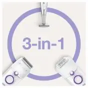 Braun Silk-épil 5 -825 Power Epilatore Donna Primi Utilizzi Delicato Con Filo Senza Interruzioni, Testina Radente, Cappuccio Regolator