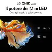 LG QNED 65QNED916PA 65" Smart TV 4K Wi-Fi Processore α7 Gen4 4K TV AI Picture