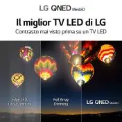 LG QNED 65QNED916PA 65" Smart TV 4K Wi-Fi Processore α7 Gen4 4K TV AI Picture