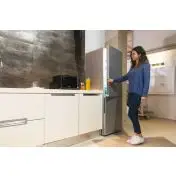 Candy Fresco CCE4T618ES frigorifero con congelatore Libera installazione 341 L E Argento