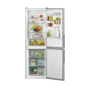 Candy Fresco CCE4T618ES frigorifero con congelatore Libera installazione 341 L E Argento