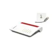 AVM FRITZ!Box 7530 AX router wireless Gigabit Ethernet Dual-band (2.4 GHz/5 GHz) Rosso, Bianco