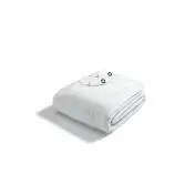 Imetec 16176A coprimaterasso elettrico Bianco Felpato 2 persona(e)