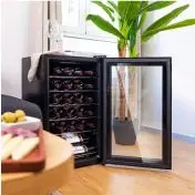 Cecotec GrandSommelier 24000 Cantinetta Vino Con Compressore Libera Installazione Nero 24 Bottiglie