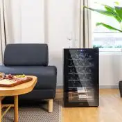 Cecotec GrandSommelier 24000 Cantinetta Vino Con Compressore Libera Installazione Nero 24 Bottiglie