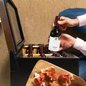 Cecotec GrandSommelier 15000 Inox  Cantinetta Vino Con Compressore Libera Installazione Grigio 15 Bottiglie