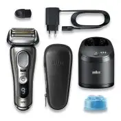 Braun Series 9 Pro 9465CC Rasoio Trimmer Nero, Argento