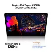 Samsung Galaxy Tab S7+ Wi-Fi SM-T970 128 GB 31,5 cm (12.4") Qualcomm Snapdragon 6 GB Wi-Fi 6 (802.11ax) Android 11 Nero