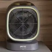 Imetec Silent Power Eco Interno Verde, Grigio 2100 W Riscaldatore ambiente elettrico con ventilatore