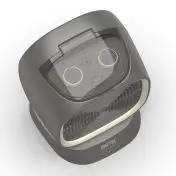 Imetec Silent Power Eco Interno Verde, Grigio 2100 W Riscaldatore ambiente elettrico con ventilatore