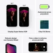 TIM iPhone 13 128GB Mezzanotte