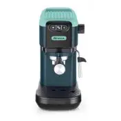 Ariete 1399 Light Aquamarine Macchina da caffè espresso, Per polvere e cialde ESE, 1300 W, Capacità 1,1L, 15 bar di pressione, Filtro 1, 2 tazze e cialda ESE, Cappuccino, Verde
