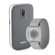 Beghelli Salvalavita Phone SLV20 7,11 cm (2.8") 104 g Grigio Telefono per anziani