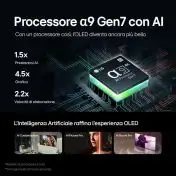LG Oled42C44LA Televisione Smart TV 42 Pollici Oled Evo 4K Serie C4 Dolby Vision