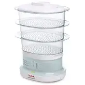 Tefal Minicompact pentola a vapore 3 cestello/i 650 W Trasparente, Bianco