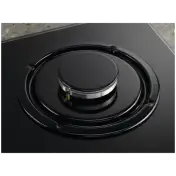 Electrolux Piano cottura gas EGG7536K Nero griglie in Piattina smaltata
