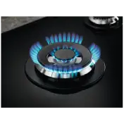 Electrolux Piano cottura gas EGG7536K Nero griglie in Piattina smaltata