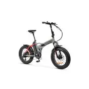 Argento Bike Mini Max Red ammortizzata, foldable