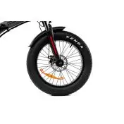 Argento Bike Mini Max Red ammortizzata, foldable