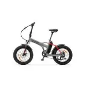 Argento Bike Mini Max Red ammortizzata, foldable