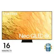 Samsung Neo QLED 8K 75” QE75QN800B Smart TV Wi-Fi Stainless Steel