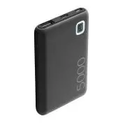 Cellularline Power Bank ESSENCE 5000 Caricabatterie portatile da 5000mAh Nero