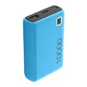 Cellularline Power Bank ESSENCE 10000 Caricabatterie portatile da 10000mAh Blu