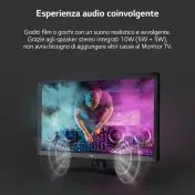 LG 24TQ520S Televisione Smart TV 24 Pollici Led WebOs Nero
