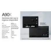 Sony XR-42A90K Televisione Smart TV 42 Pollici Oled 4K Hdr Google TV Bravia XR Ultra HD Nero