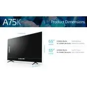 Sony XR-55A75K – 55”- BRAVIA XR™ - OLED – 4K Ultra HD – High Dynamic Range (HDR) – Smart TV (Google TV)