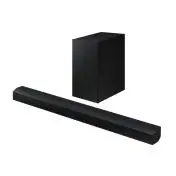 Samsung Soundbar HW-B450/ZF con subwoofer 2.1 canali 300W, bassi profondi, effetto surround, suone ottimizzato, unico telecomando
