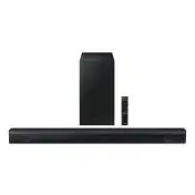 Samsung Soundbar HW-B550/ZF con subwoofer 2.1 canali 410W, audio 3D, suono ottimizzato, bassi profondi, gaming mode