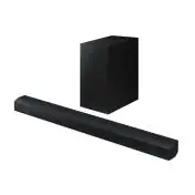 Samsung Soundbar HW-B550/ZF con subwoofer 2.1 canali 410W, audio 3D, suono ottimizzato, bassi profondi, gaming mode