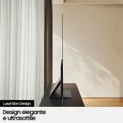 Samsung Series 9 TV OLED 4K 55” QE55S95B Smart TV Wi-Fi Eclipse Silver Processore Neural Quantum 4K Ultra sottile Gaming mode Suono 3D