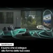 Samsung Soundbar HW-Q990B/ZF con subwoofer e speaker 11.1.4 canali 656W, audio 3D wireless ottimizzato, effetto cinema surround