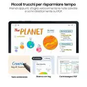 Samsung Galaxy Tab S6 Lite Tablet Android 10.4 Pollici LTE RAM 4 GB, 64 GB espandibili Tablet Android 12 Oxford Gray