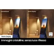 Samsung TV The Sero 4K 43" 43LS05B Smart TV Wi-Fi 2022 Navy Blue, Schermo rotante, Suono potente, Processore Quantum 4K, Display anti-riflesso