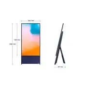 Samsung TV The Sero 4K 43" 43LS05B Smart TV Wi-Fi 2022 Navy Blue, Schermo rotante, Suono potente, Processore Quantum 4K, Display anti-riflesso