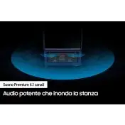 Samsung TV The Sero 4K 43" 43LS05B Smart TV Wi-Fi 2022 Navy Blue, Schermo rotante, Suono potente, Processore Quantum 4K, Display anti-riflesso