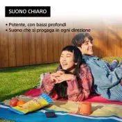 Sony SRS-XB100 - Speaker Wireless Bluetooth, portatile, leggero, compatto, da esterno, da viaggio, resistente IP67 impermeabile e antipolvere, batteria da 16 ore, cinturino versatile, chiama