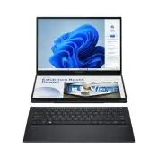 ASUS Zenbook Duo OLED UX8406MA-PZ286W Intel Core Ultra 7 155H Computer portatile 35,6 cm (14") Touch screen 3K 16 GB LPDDR5x-SDRAM 1 TB SSD Wi-Fi 6E (802.11ax) Windows 11 Home Grigio