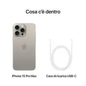 Apple iPhone 15 Pro Max 256GB Titanio Naturale