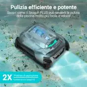 Aiper Robot Seagull Plus Robot Pulisci Piscina a batteria